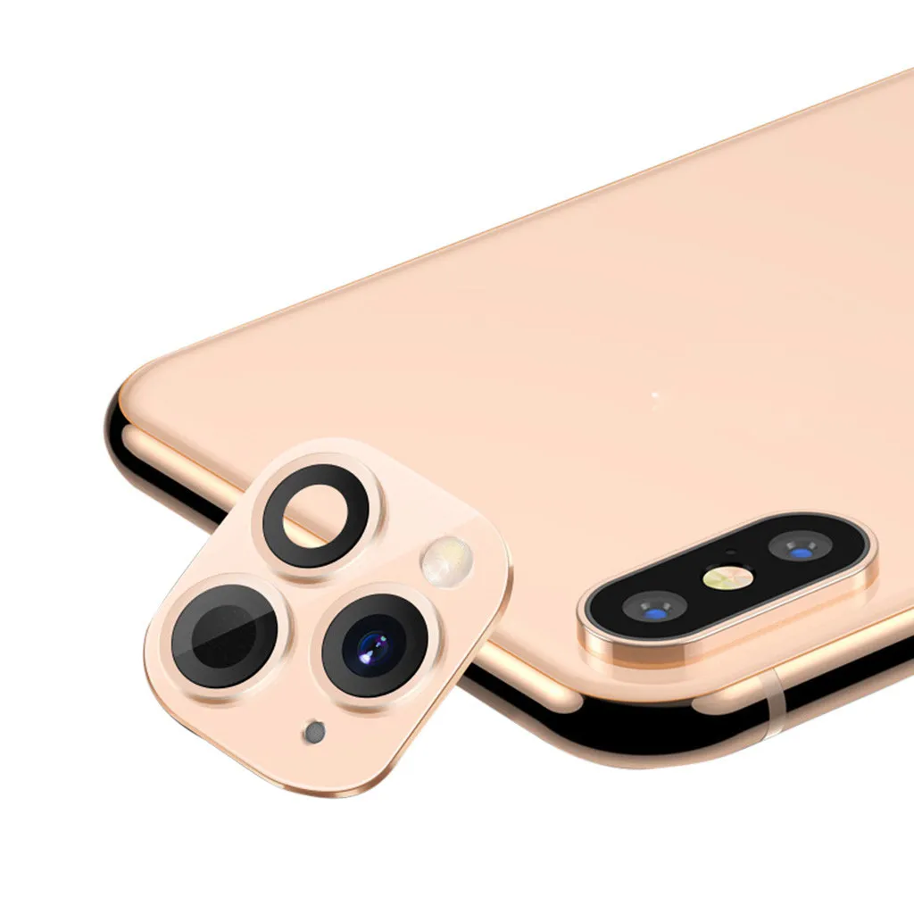 Новый чехол для объектива камеры iPhone X/XS максимальное изменение секунд 11 Pro MAX