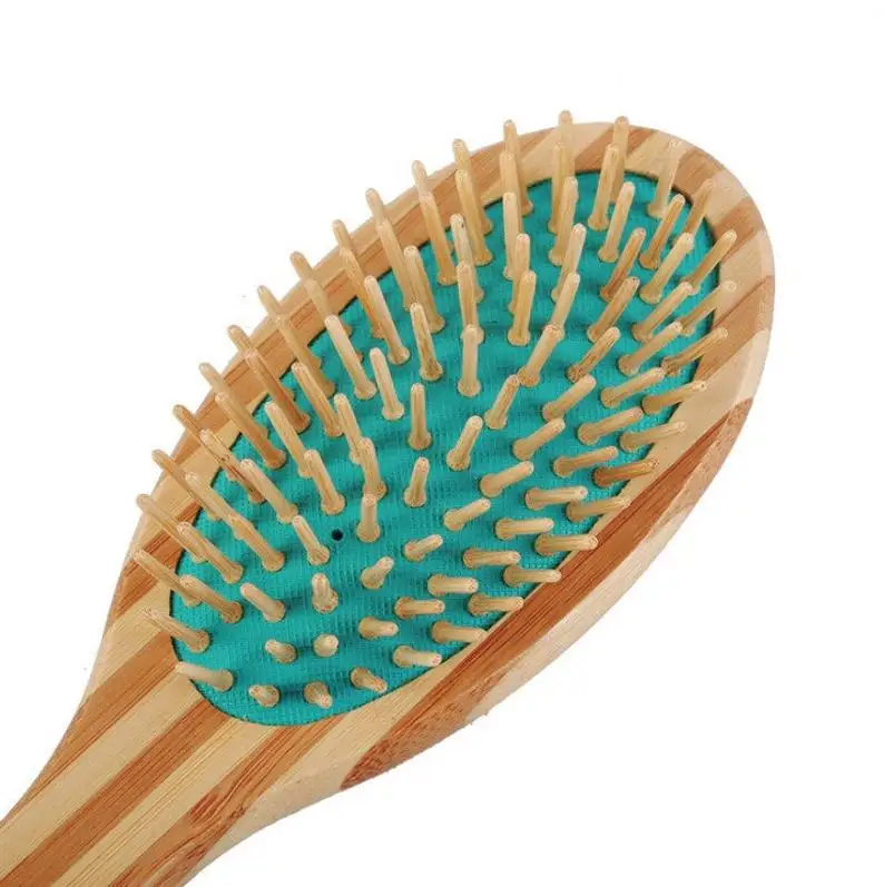 

Customize Logo-New Kind zebra Color Bamboo wood Brush For Hair/Beard Beard Care Comb Beard Brush Airbag brush