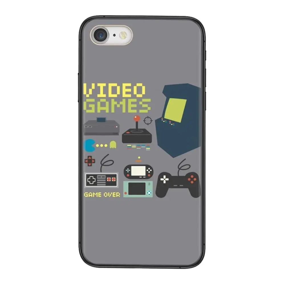 Силиконовый чехол для iPhone 11 12 Pro Mini 5 5S SE 5C 6 6S 7 8X10 XR XS Plus Max Atari 2600 | Мобильные телефоны