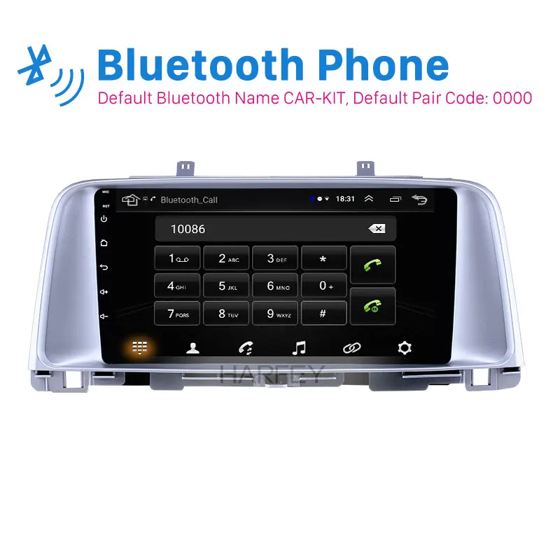 Harfey 9 &quotAndroid 8 1 GPS автомобильный радиоприёмник Bluetooth для Kia K5 мультимедиа с USB wifi