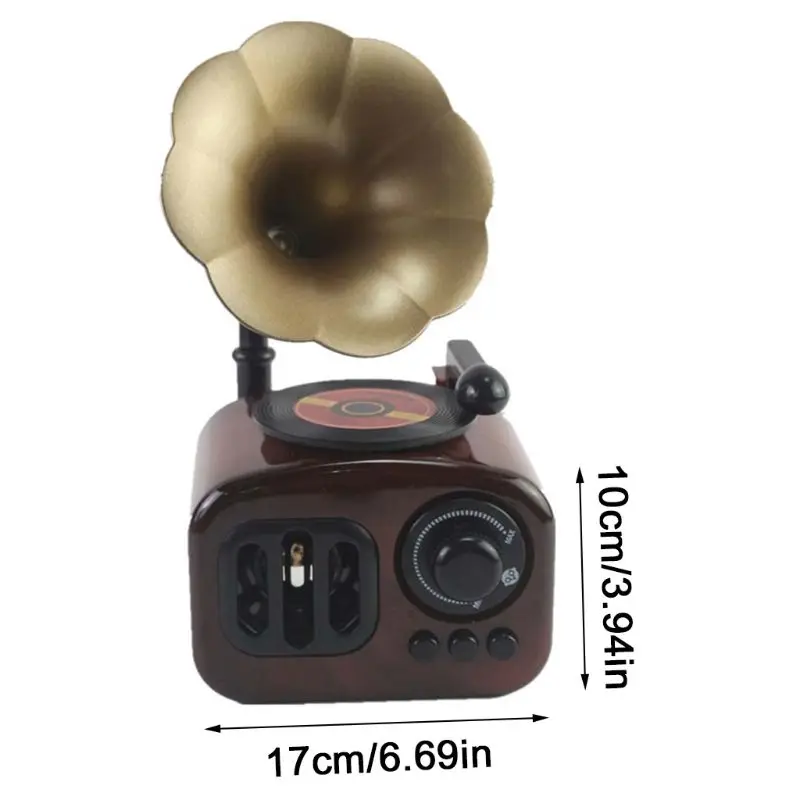 

Children Phonograph Record Classical Music Box Home Bedroom Room Creative Decoration Ornaments Kids Birthday Christmas Gift