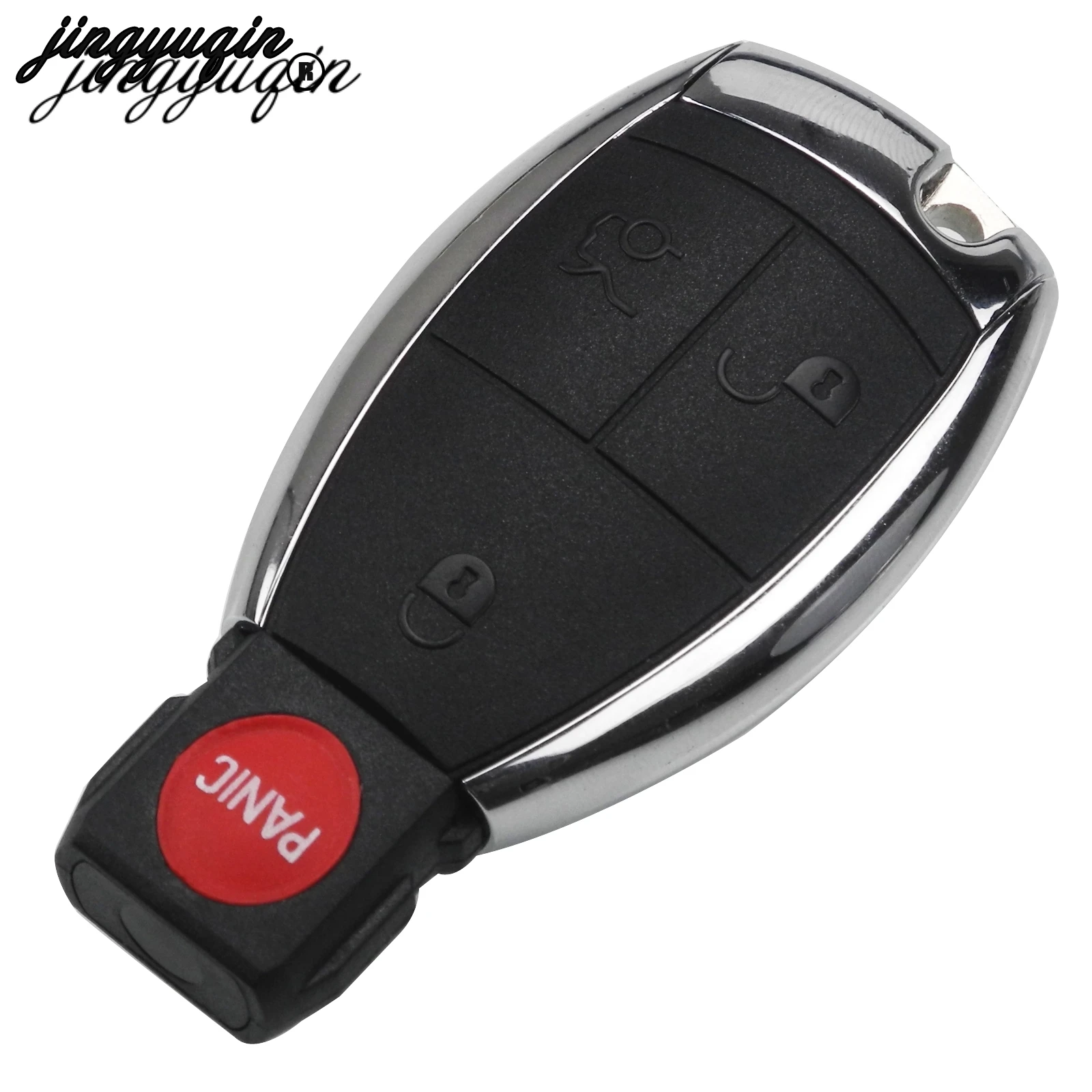 

Jingyuqin 4BTN умный чехол для ключей без ключа дистанционный брелок для Benz E C R CL GL SLK зажим аккумулятора держатель