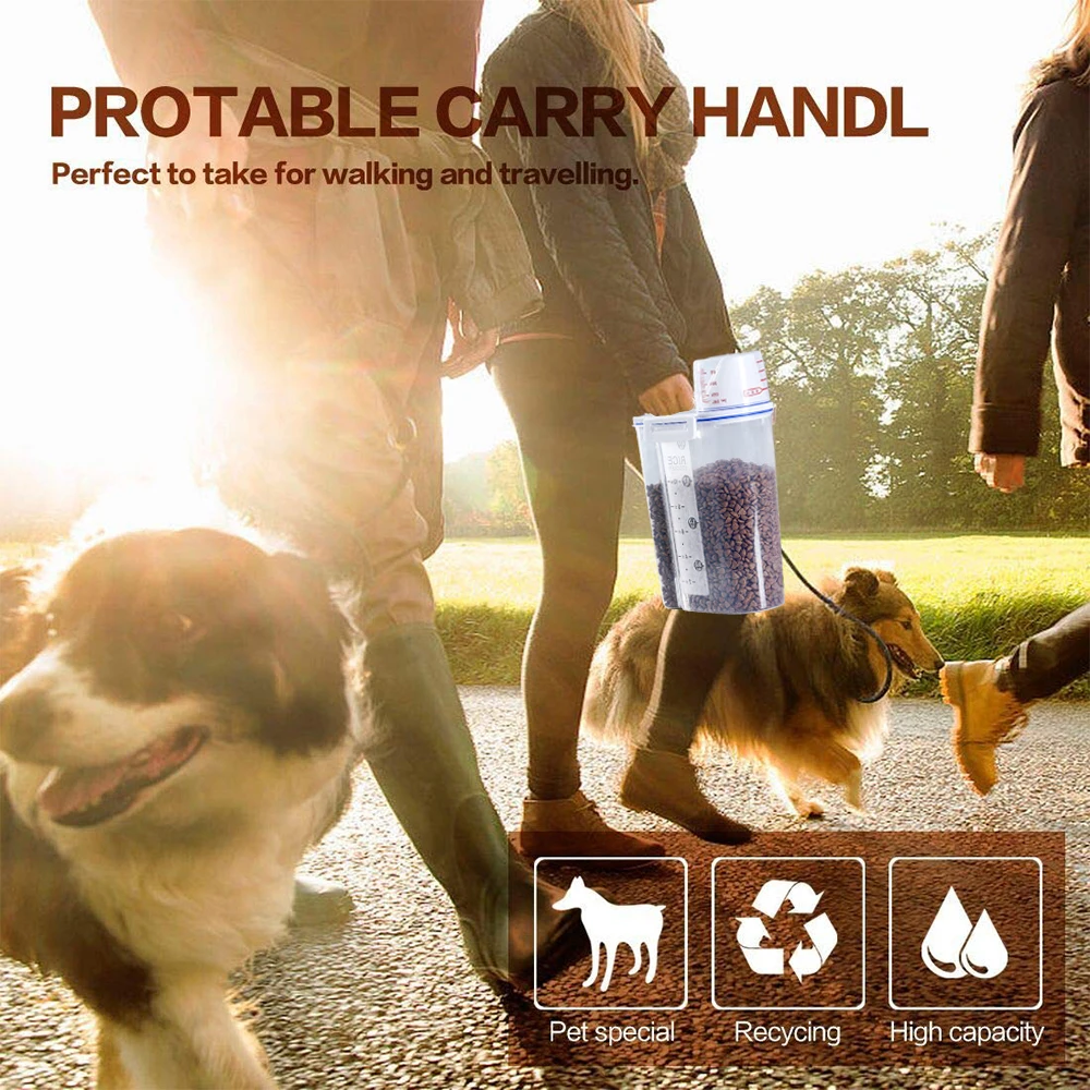 Контейнер для хранения пищи домашних животных герметичный контейнер еды объемом