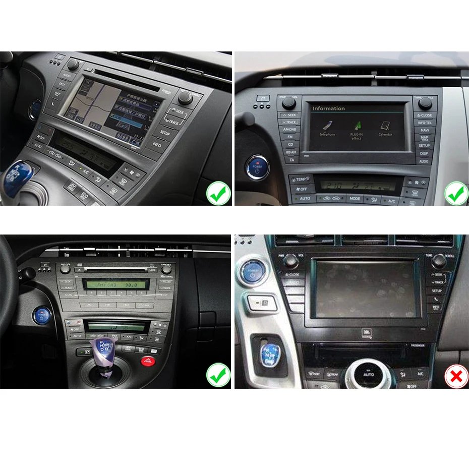 4G+ 64G 8 CORE 2 DIN Android 9,0 автомобильный Радио dvd-плеер gps для Toyota Prius 2009-2013 стерео Мультимедийный блок wifi DSP DVR obd2 ips