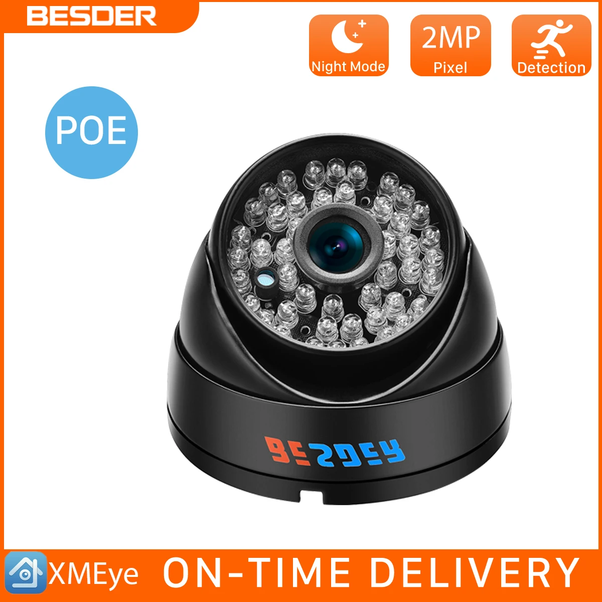 BESDER 960P1080P IP Камера 2 8 мм Широкий формат CCTV Ночное видение наблюдения домашней