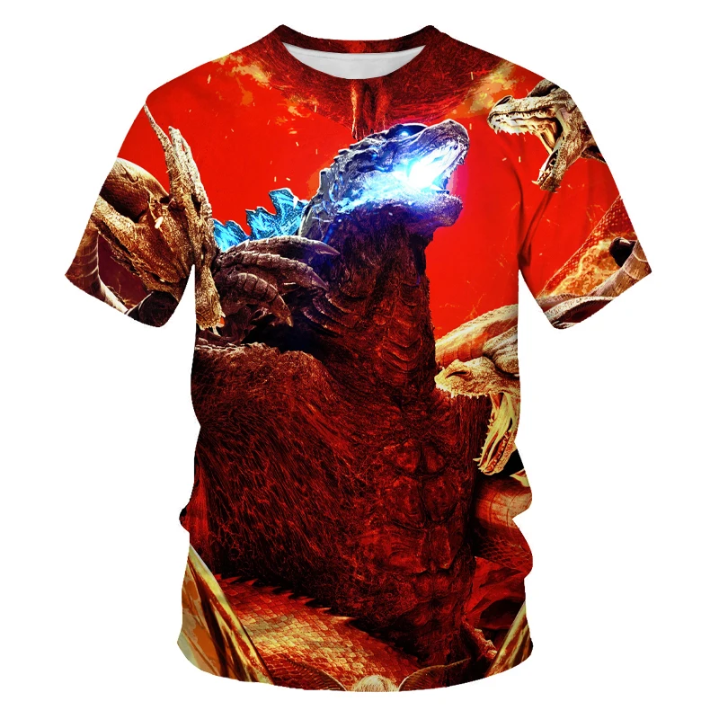 

Sci-Fi Movie Orangutan vs. Monster Summer New Men's T-shirt 3D Printing Casual Graphic T-shirt Fashion Streetwear Soft 100-6XL