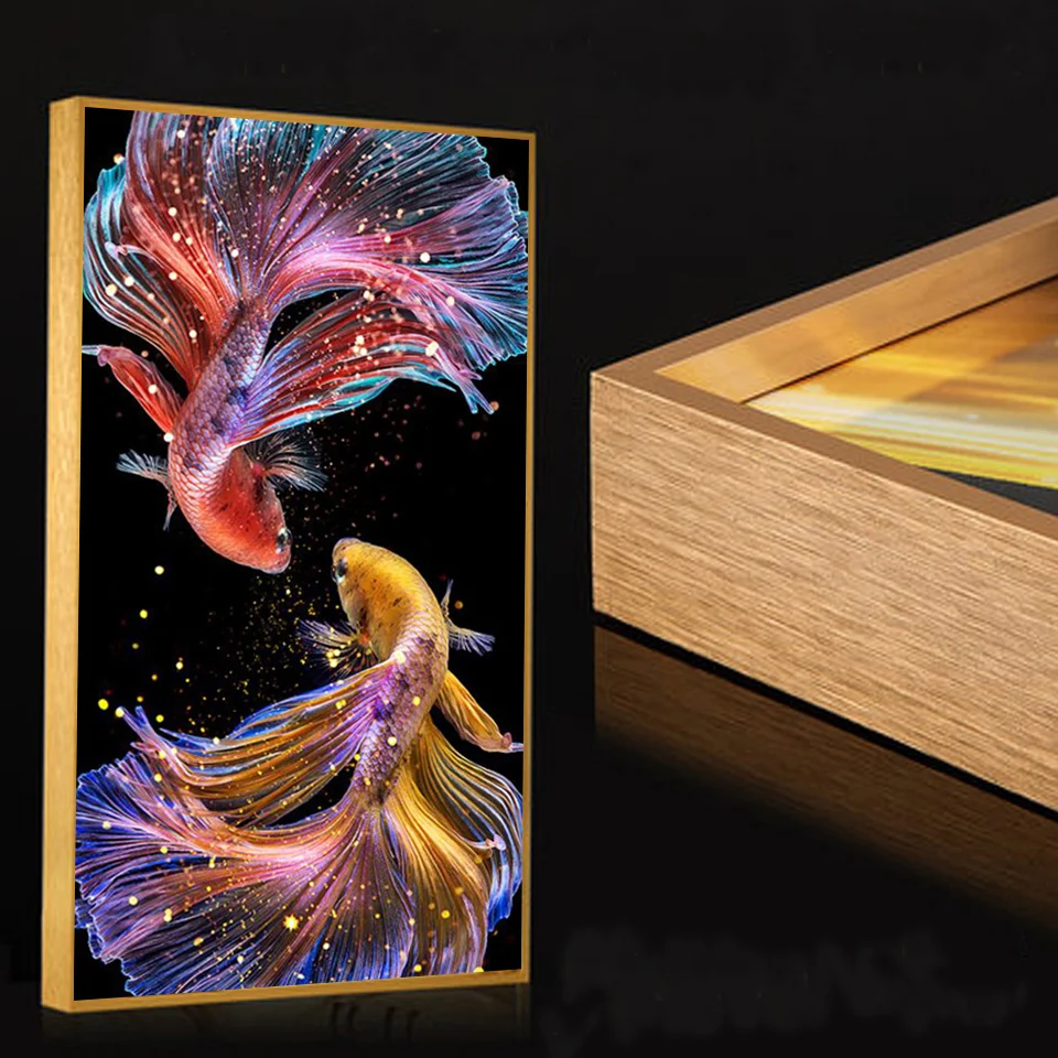 

Fish animals new 5d art diy Cross stitch embroidery set 3d Diamond painting kit mosaic full drill square rhinestones special