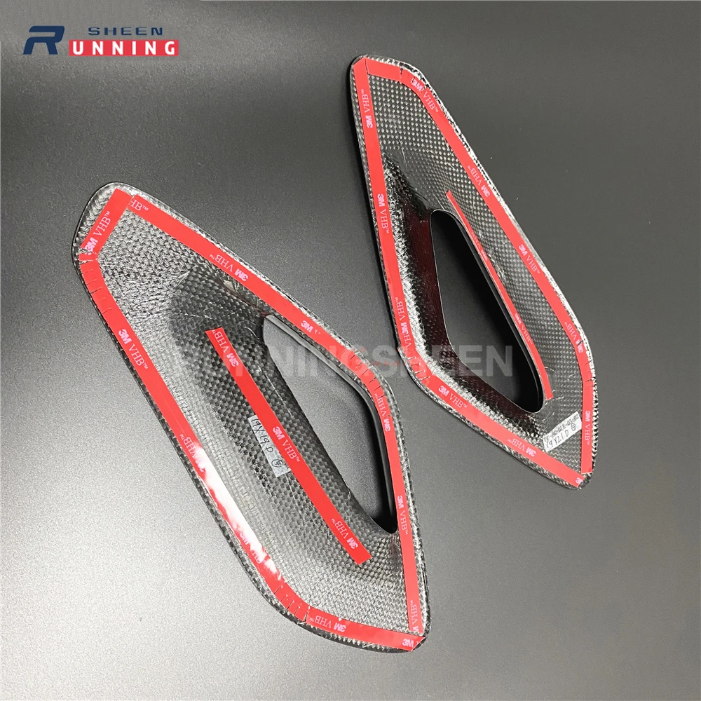 

Real Dry Carbon Fiber for Mercedes Benz GLE Class W167 GLE350 GLE450 2020+ Car Central Gear Shift Side Panel Frame Trim