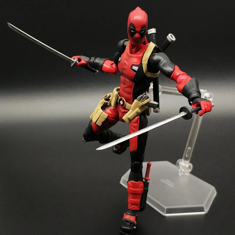 Дисней 15 см X-MAN Дэдпул Figma игрушки EX-042 DX Ver Super Hero BJD фигурка модель Рождественский
