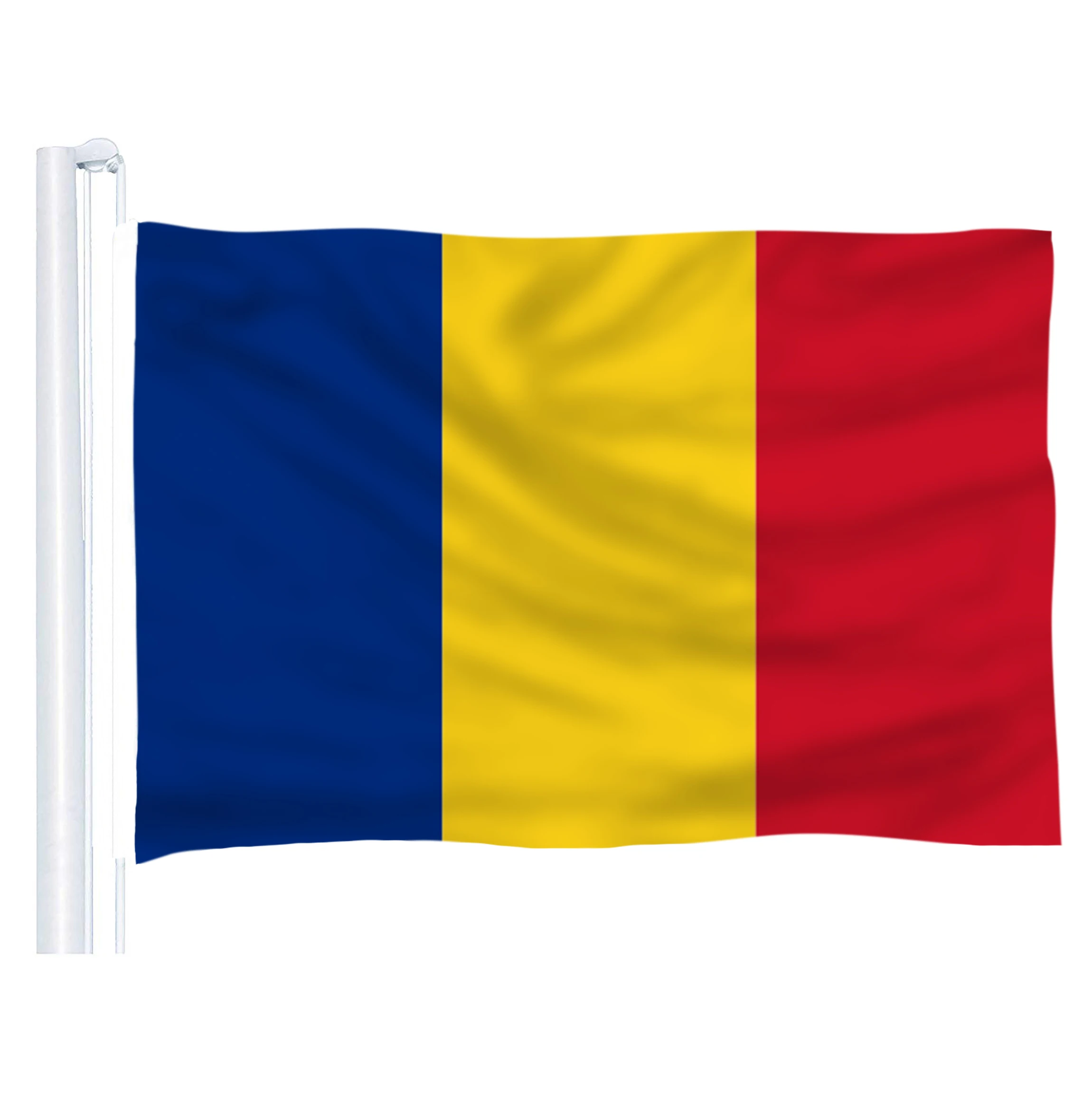 2016 The Romania Flag Polyester 5*3 FT 150*90 CM High Quality | Дом и сад