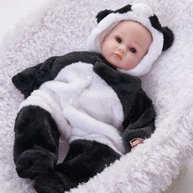 

Reborn Baby Doll 45CM With Short Hair Realistic Handmade Newborn Dolls Baby Boy Adorable Lifelike Toddler Doll Toys For Kid Gift