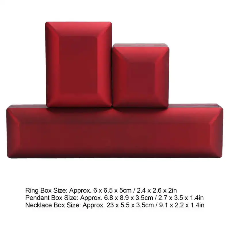 3 шт. Подарочная коробка для ювелирных изделий светодиодный чехол подвеска