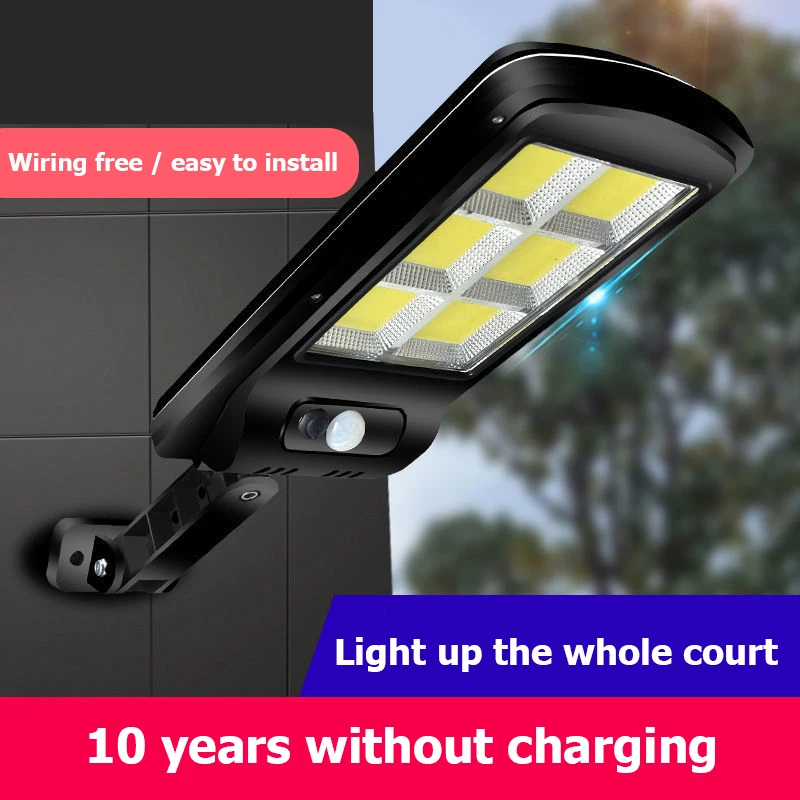 Аварийная настенная лампа AOSONG на солнечной батарее уличный индукционный