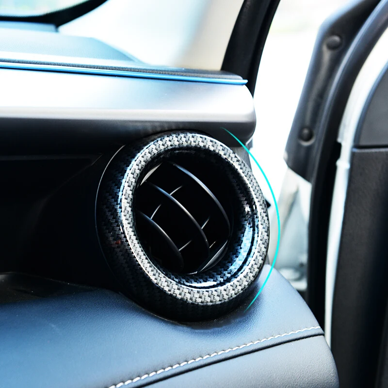 Крышка каркаса приборной панели из углеродного волокна для Toyota RAV4 2015 2016 отделка