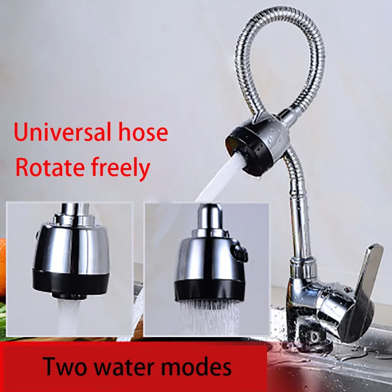 Fashion Chrome-Plated Brass Swan Neck Pull Out Black Flexible Kitchen Faucet Tap | Обустройство дома