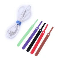 20pcs cute mini earphone cable winder desk organizer stationery wire charger cable holder wrap cord desk set office accessories