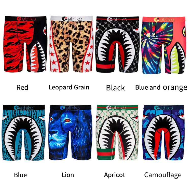 Новинка 2021 модное нижнее белье для мужчин этнические боксеры камуфляжные