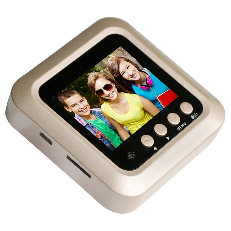 2.4Inch Lcd Color Screen 160 Degrees Ir Night Door Peephole Camera Photo/Video Recording Digital | Безопасность и защита