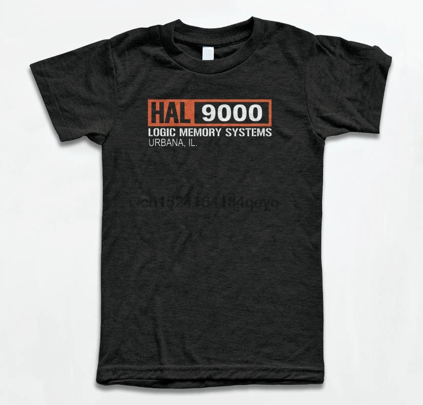 Hal 9000 Футболка-винтажная трехслойная Футболка-научная фантастика монолит инопланетянин