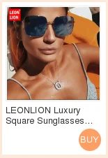 LEONLION новые женские винтажные красные солнцезащитные очки Cateye брендовые дизайнерские солнцезащитные очки в ретро-стиле женские очки для очков