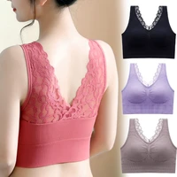 low back bralette women tube top sports bra wirefree push up bras lace sexy brassiere seamless removable padded lingerie vest