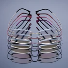 Магнитные очки для чтения, пресбиопические очки, ультралегкие безободковые титановые очки с памятью для мужчин, женщин и мужчин, сила + 1,0  + 4,0