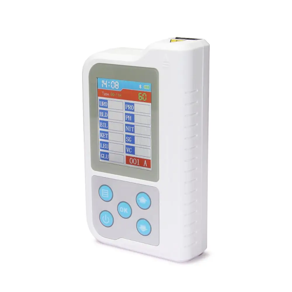 CONTEC LCD Portable Urine Analyzer GLU BIL SG KET BLD PRO URO NIT LEU VC PH USB 11parameter test strip BC401 | Красота и здоровье
