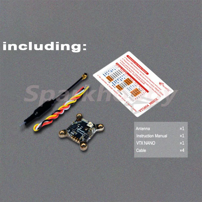 

1PC Original New PandaRC VT5804 Nano Video Transmitter 5.8G 48CH 0/25/50/100/200/400mW Support OSD for RC Drone RC Models FPV