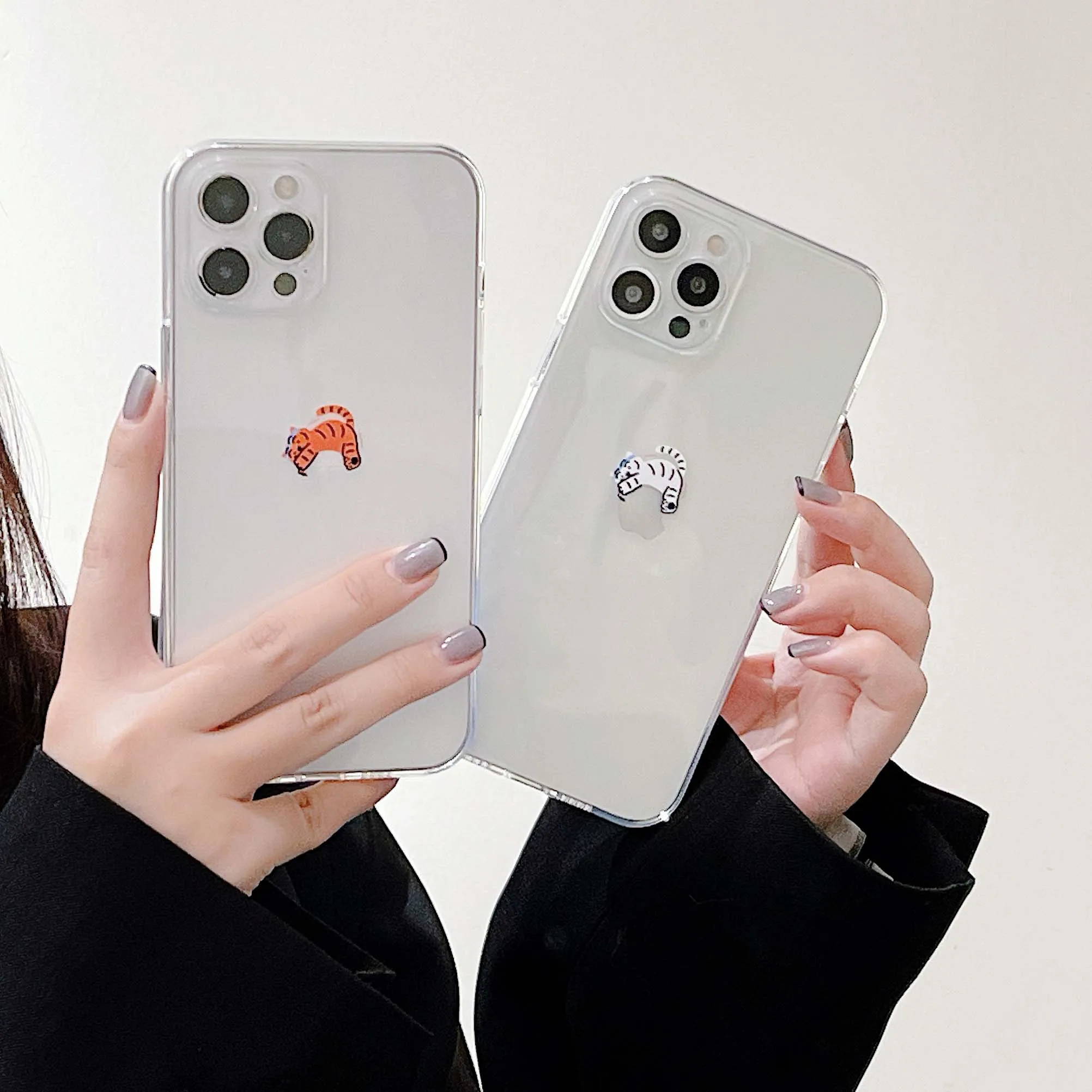 Милый милый силиконовый мягкий чехол для телефона Ins jane с мультяшным тигром