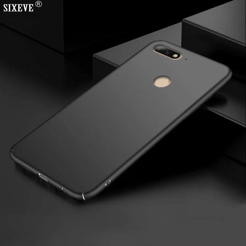 Жесткий пластиковый ультра тонкий чехол для Huawei P Smart Y7 Prime Y9 2018 Honor 8 9 10 6C 7C Nova 2 Lite 2i