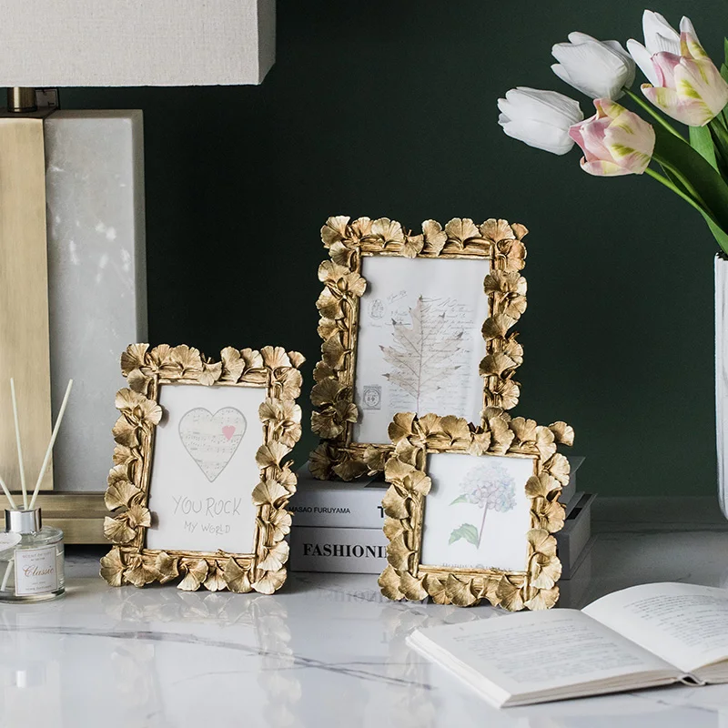 

Creative Photo Frame Resin Fashion American European Style Desktop Picture Frame Home Decoration Bedroom Ornaments