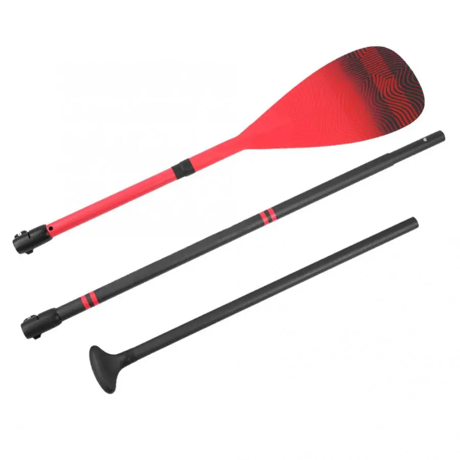 Регулируемая телескопическая весло из углеродного волокна 180-220 см Т-образная