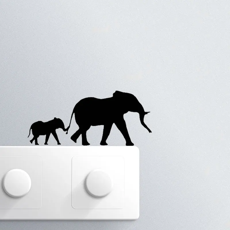 Выключатель в виде слона настенный Декор для дома искусственные животные