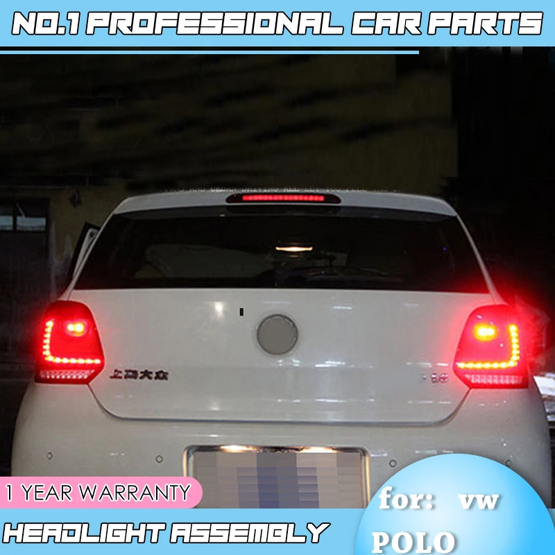 Автомобильные аксессуары для Volkswagen VW Polo MK5 2011 2016 хвост светильник s светодиодный