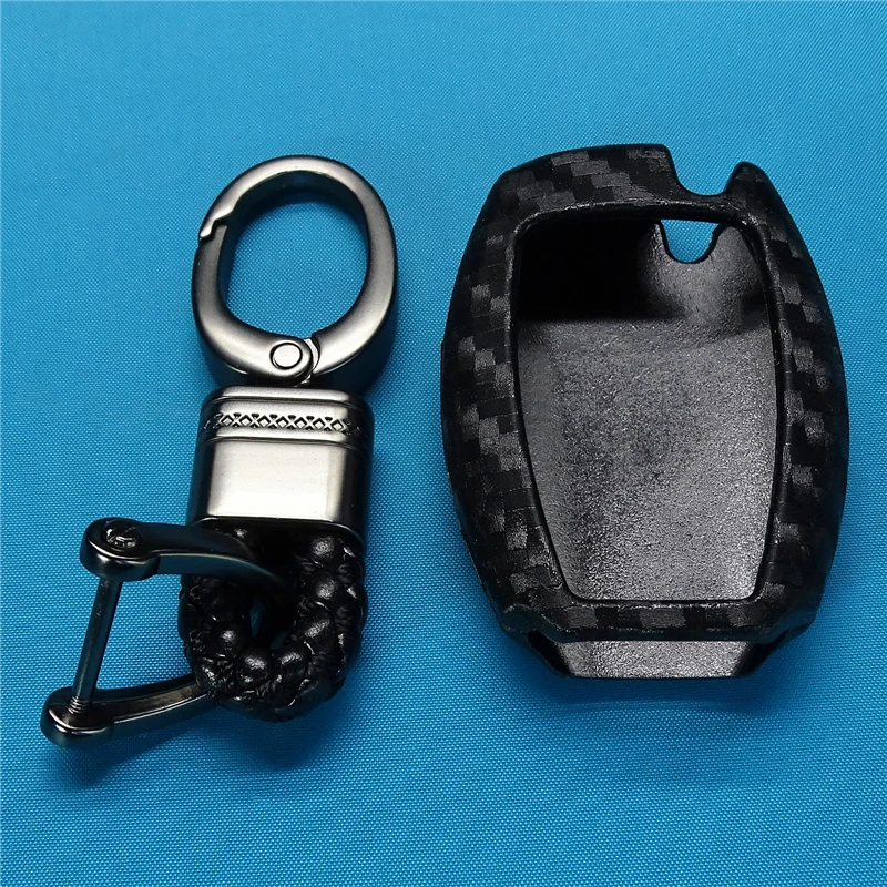 Чехол для автомобильного ключа из углеродного волокна Mercedes Benz BGA AMG W203 W210 W211 W124 W202