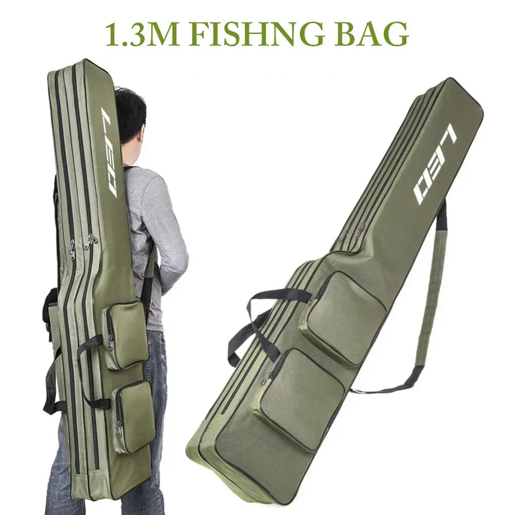 

Сумка для хранения удочки, многофункциональная 2-слойная вместительная сумка для хранения рыболовных снастей, дорожная сумка для переноски...