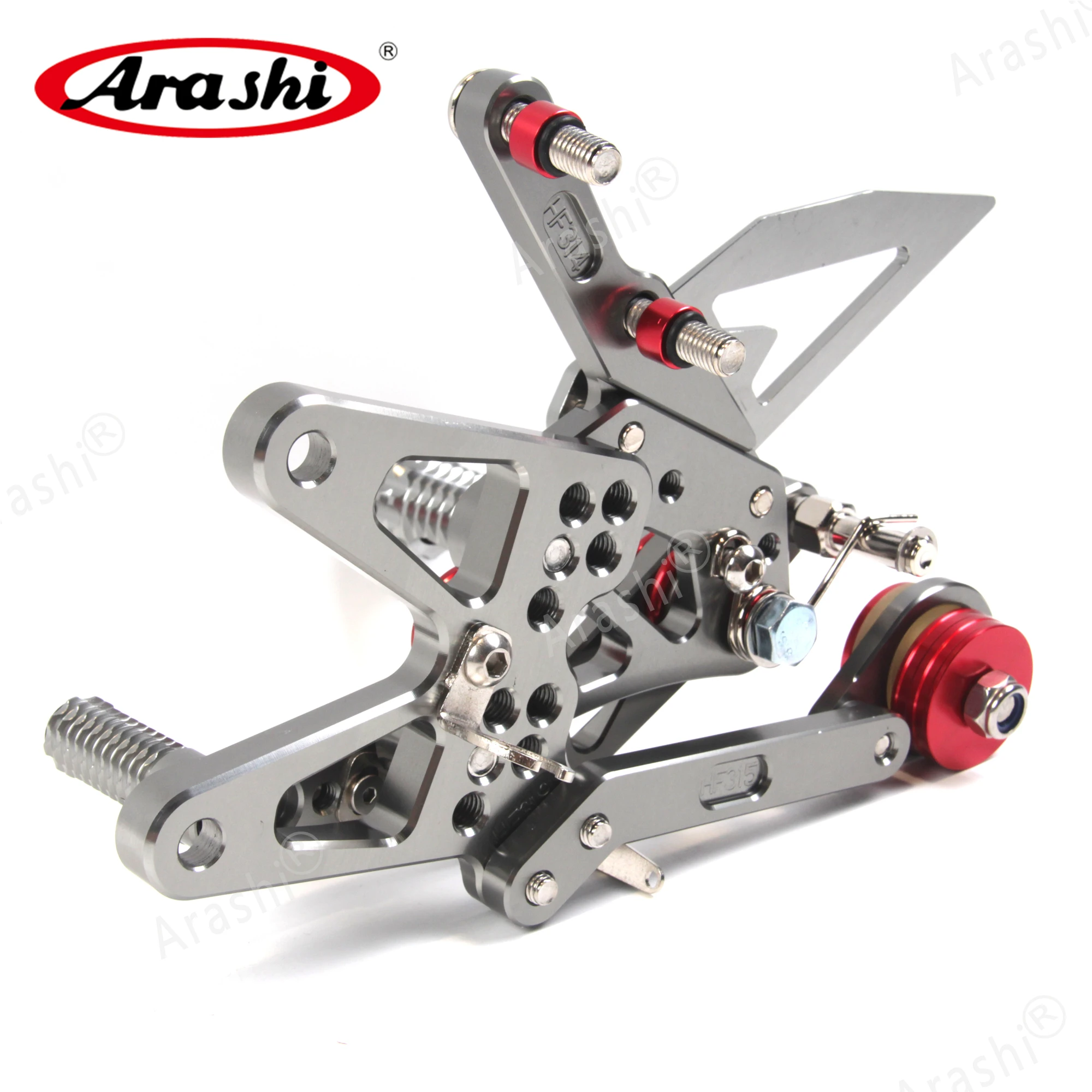 Arashi For DAYTONA 675 675R 2013-2018 CNC Rider Footrests Adjustable Foot Pegs Rearset Pedal 675-R 2013 2014 2015 2016 2018 | Автомобили и