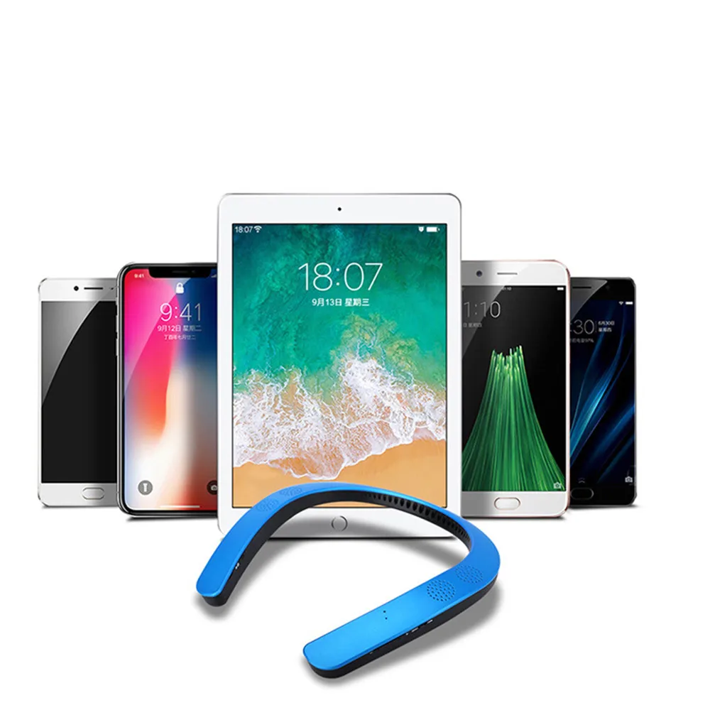 HIPERDEAL Bluetooth 5.0 wireless neckband neck speaker FM AUX SD USB stereo maximum volume without distortion | Электроника