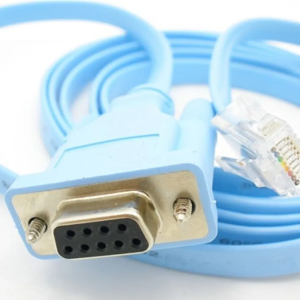 Кабель-переходник для консоли Cisco RJ45 Cat5 Ethernet-порт Rs232 DB9 COM последовательные