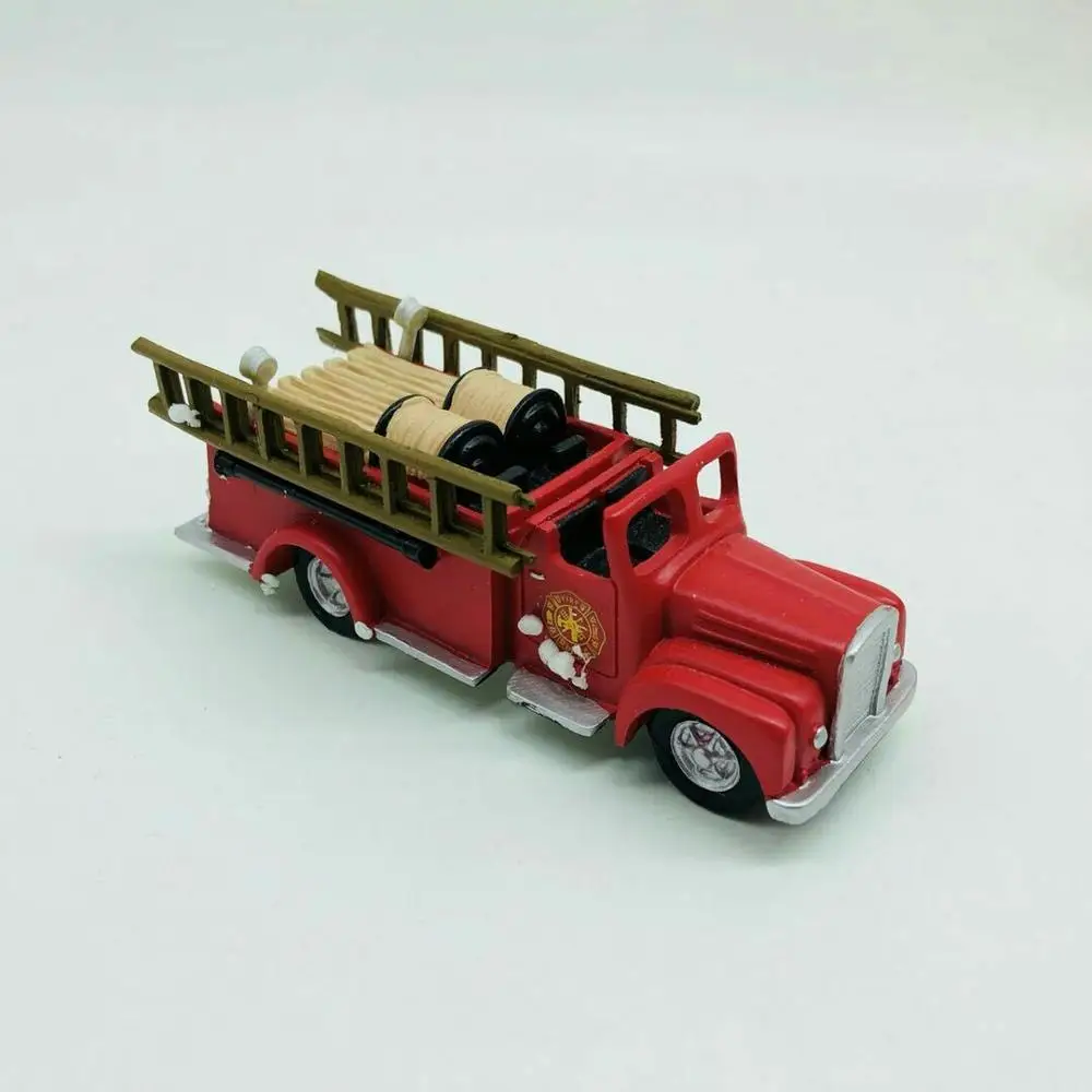 

resin model toy fire car