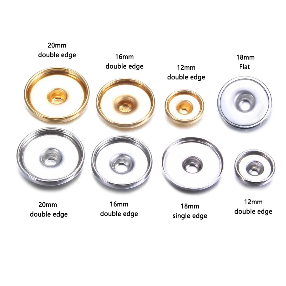 Кабошоны 18 мм подвески для кнопочных кнопок с прозрачными стеклянными