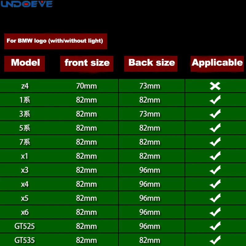 73 мм/82 мм/96 мм Эмблема для BMW E36 E39 E46 E60 E53 E90 X1 X3 E70 E83 X5 G01 G30 F10 F30 логотип из углеродного
