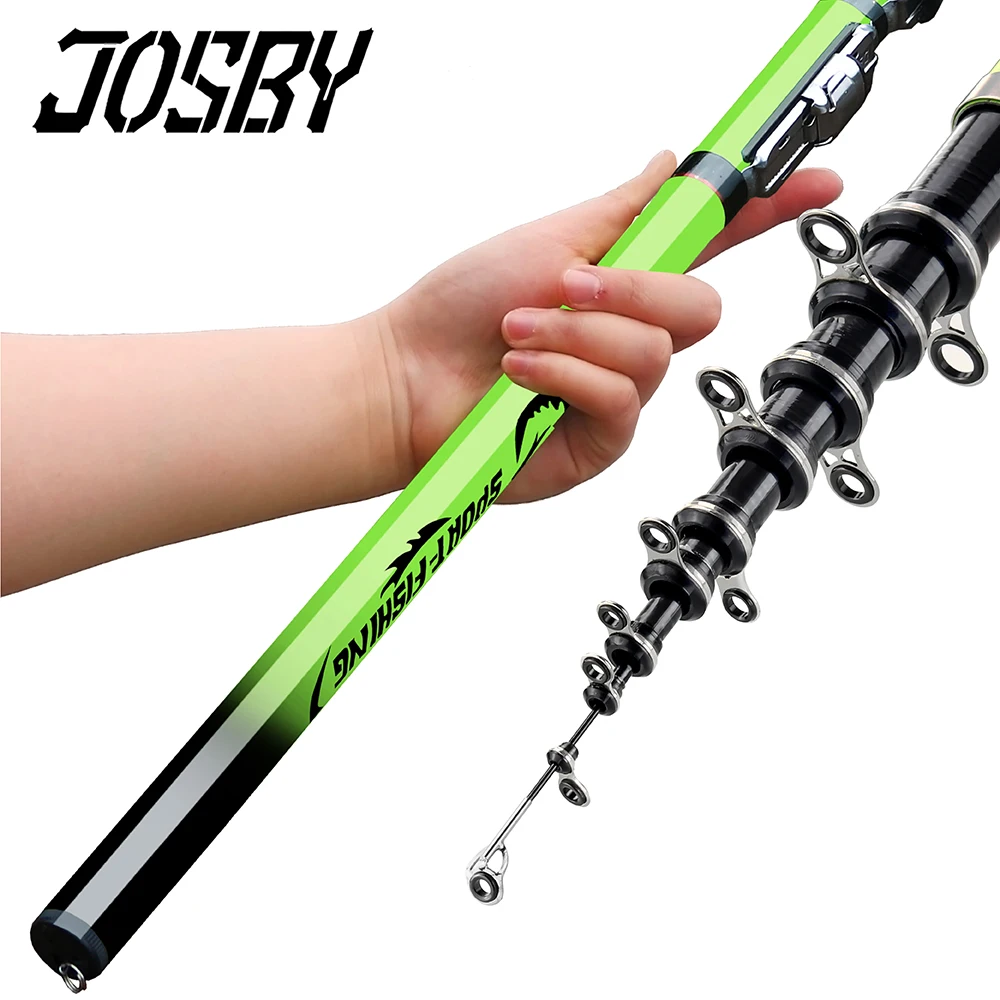 JOSBY 2020 новая телескопическая удочка из углеродного волокна для спиннинга карпа