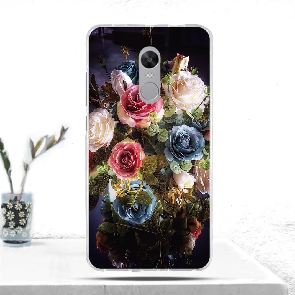 Чехол для Xiaomi Redmi Note 4X мягкий силиконовый чехол из ТПУ крутые чехлы на заднюю