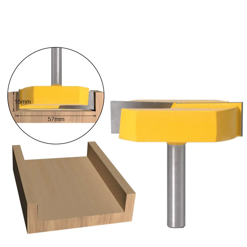 8 Mm Shank Cleaning Bottom Milling Cutting Diameter For Surface Planing Router Bit Trimming Cutter Wood | Инструменты