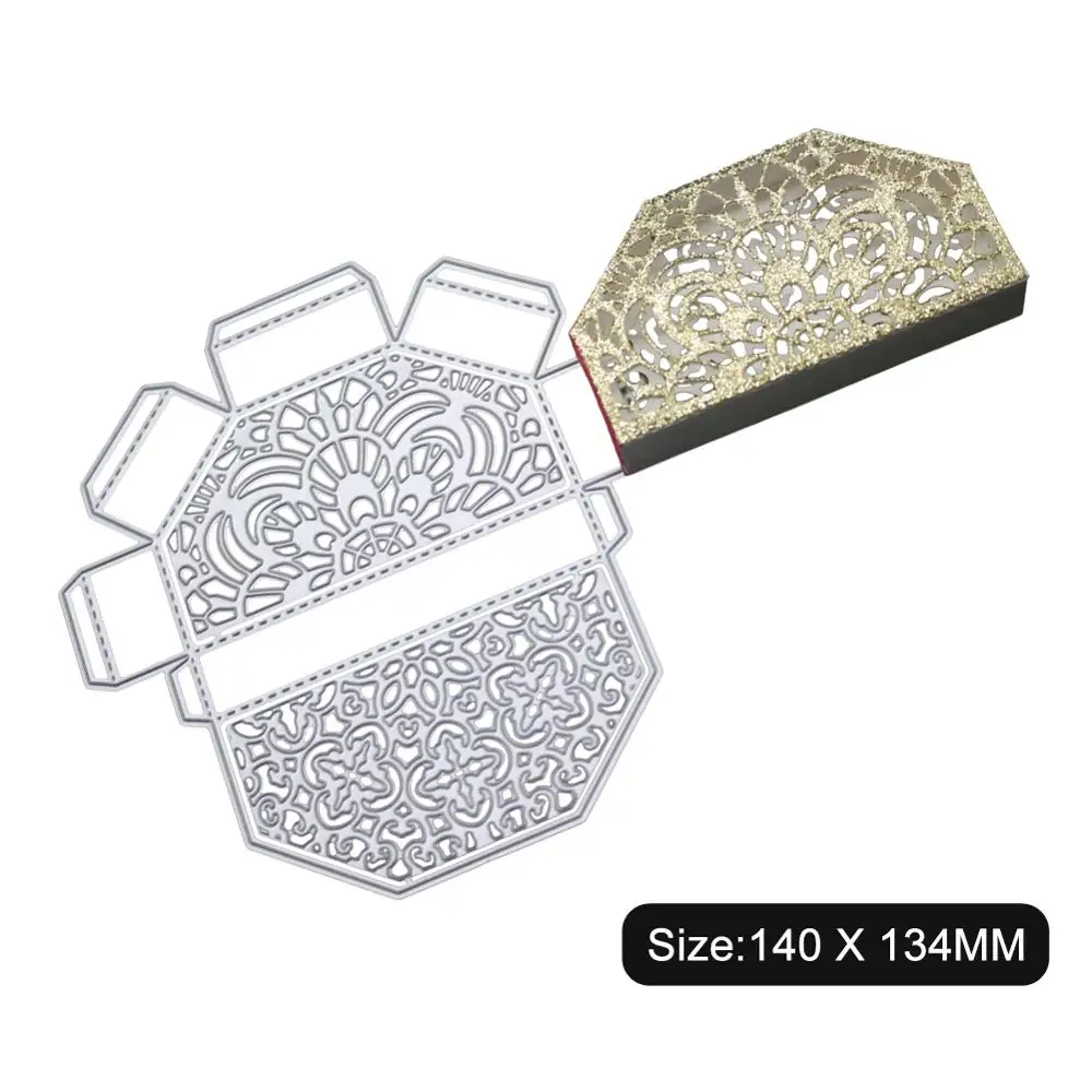 Вырубные штампы изысканная трехмерная Подарочная коробка новая форма в 2019