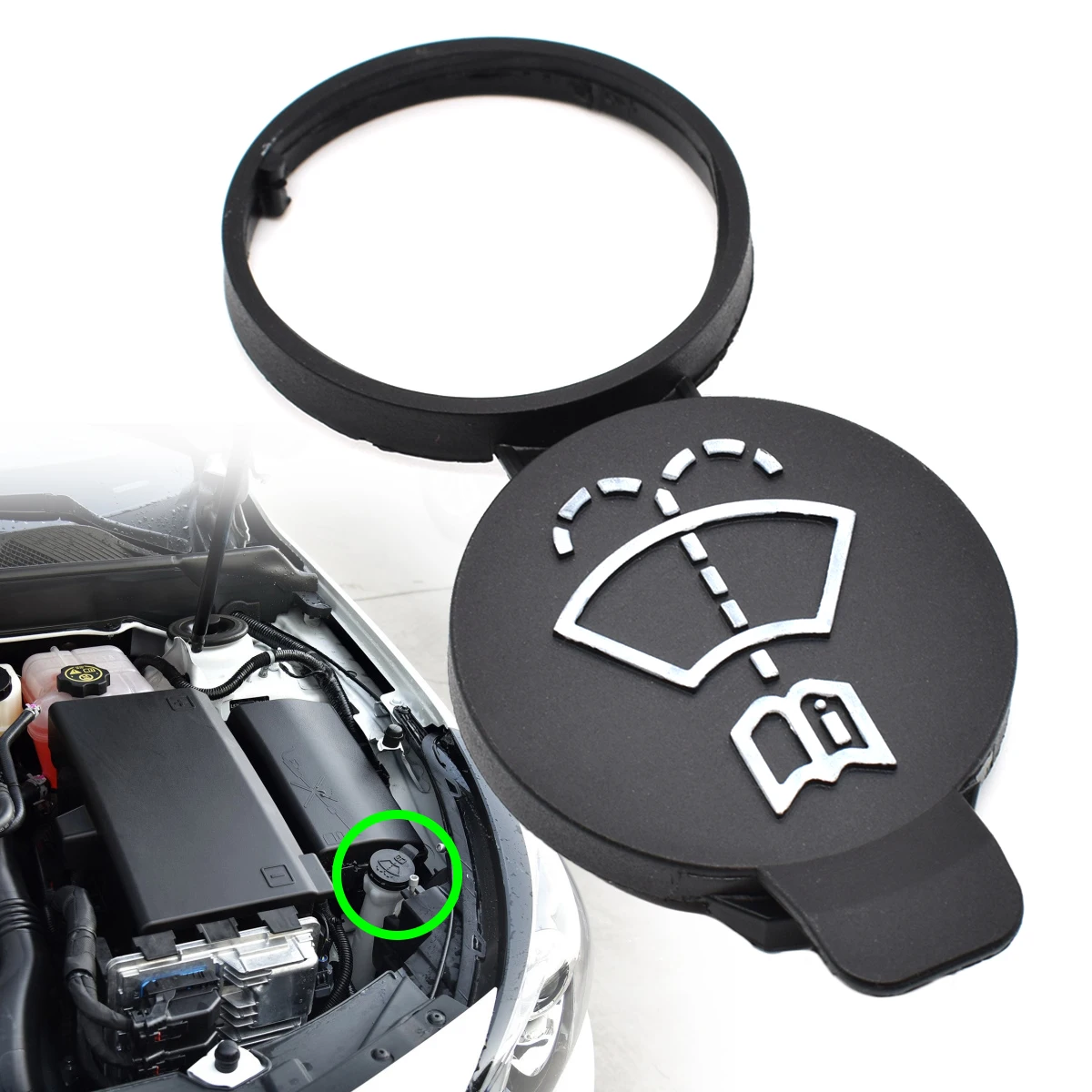 Резервуар для жидкости мойки лобового стекла автомобиля крышка бутылки Opel ADAM ASTRA