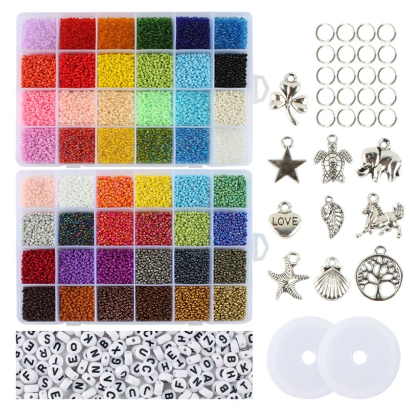 

Набор бусин для рукоделия, стеклянные стразы 3 мм, ожерелья для рукоделия, 2 рулона, эластичный шнур, искусство, ручная работа