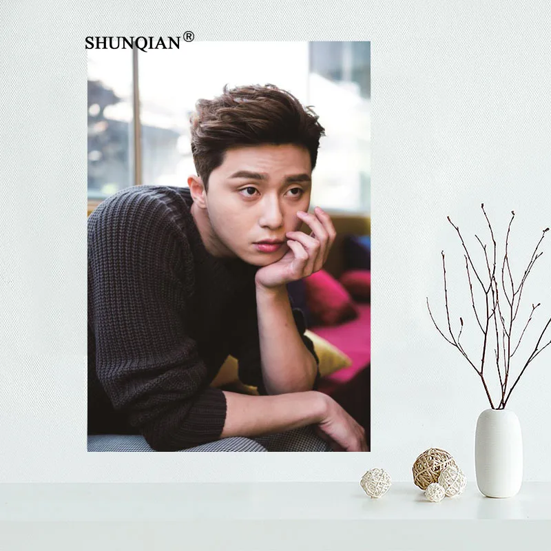 

Actor Park Bo Gum Poster Home Decoration Fashion Silk Canvas Fabric Wall Custom Poster Print More Size 40x60cm,50x75cm,60x90cm