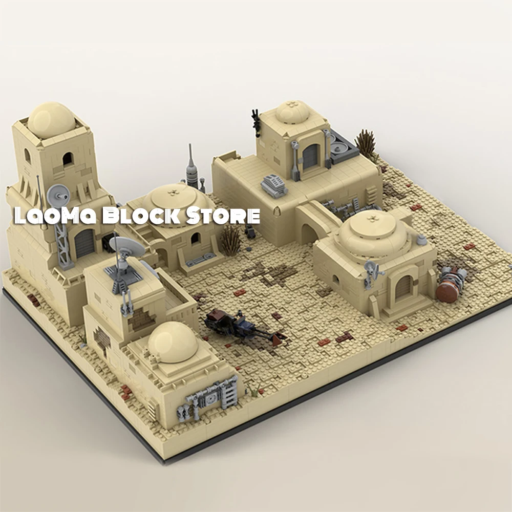 

Star Space Wars Tatooine Mos Eisley Cantina MOC-52200 Compatible Star Series Wars Building Blocks Bricks Toys For Children Gifts